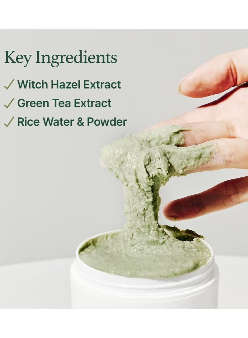 arena Arencia - Korean Rice Mochi Face Cleanser - Face Mask, Foaming Cleanser, Gentle Scrub All in One - Deep Cleansing, Moisturizing, Pore Minimizing, Removing Blackhead- with Rice Water & Green Tea, Mugwort - Image 4